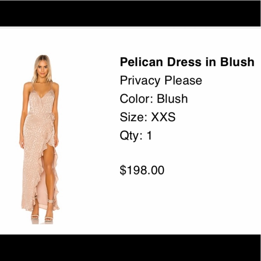 Privacy Please maxi high slit low back dress